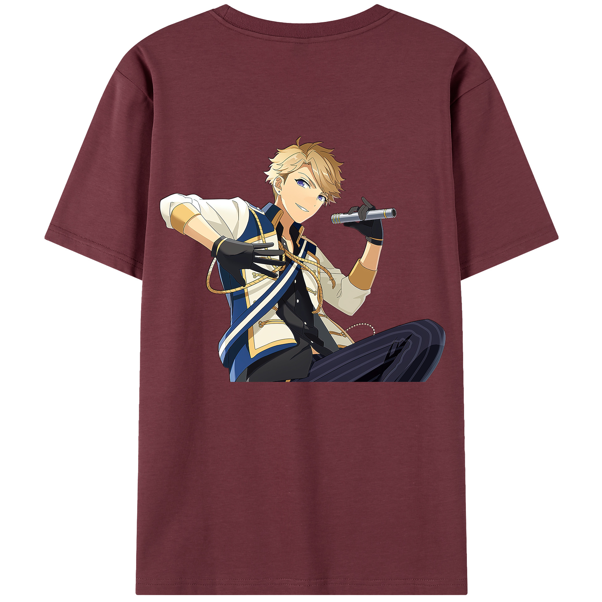 （画像用） あんさんぶるスターズ! Ensemble Stars 綿100％半袖Tシャツ（背面プリント）